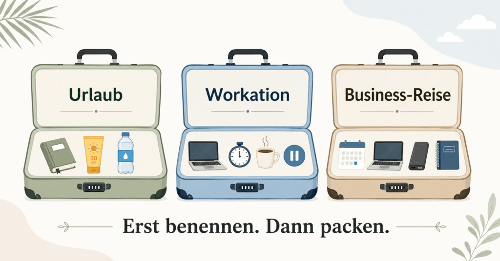 Urlaub Workation oder Business-Reise richtig planen